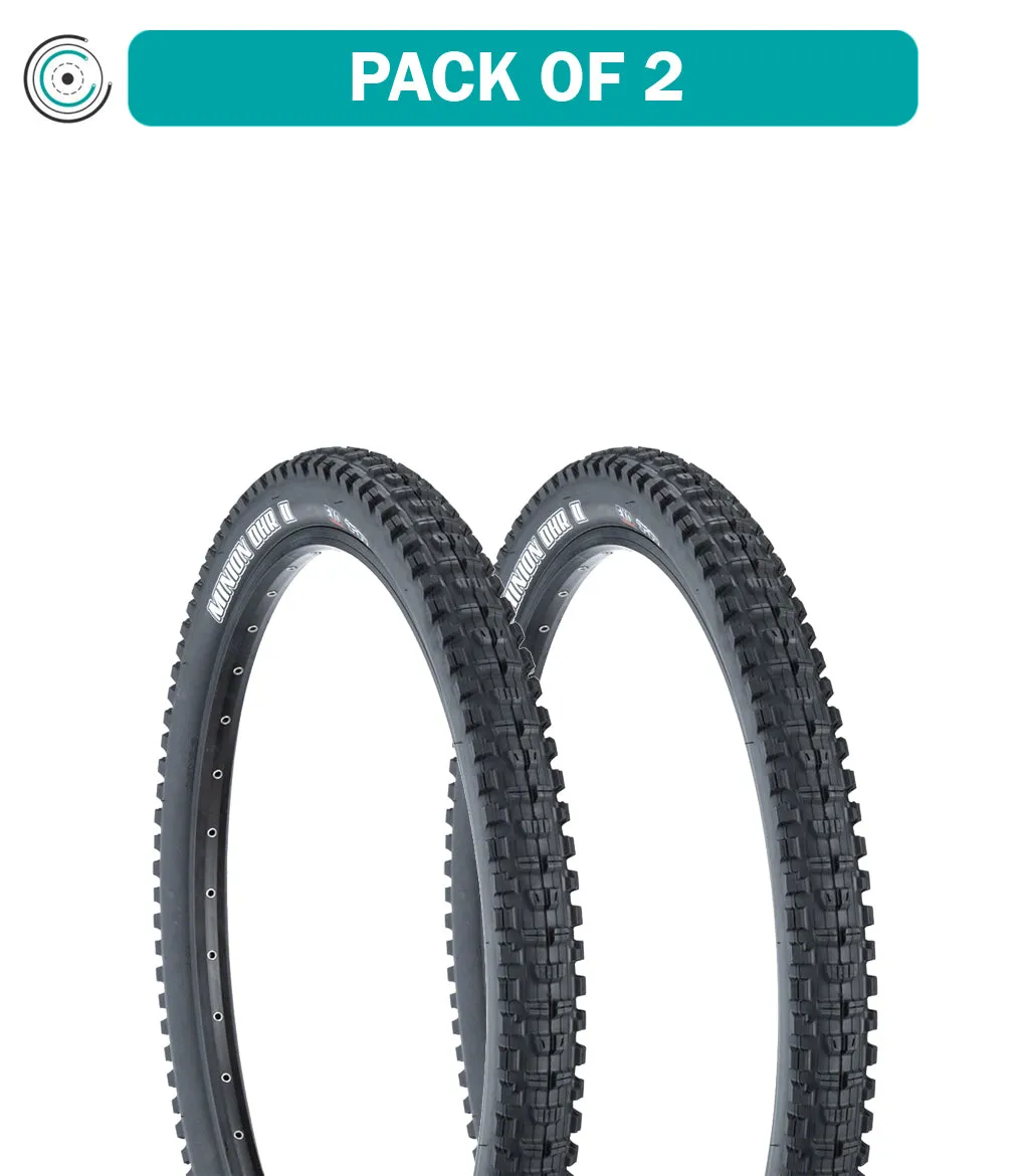 2 Pack Maxxis Minion DHR Ii Tire 27.5 X 2.3 3C Maxx Terra Tubeless Black TB85927000