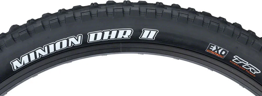 2 Pack Maxxis Minion DHR Ii Tire 29 X 2.4 Dual Exo Wide Trail Tubeless Black TB96797000