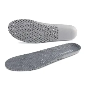 2 Pairs Men's Sports Insoles With Arch Support Inner Soles Breathable Shoe Inserts Shock Absorption Comfort Cushioned For Running Walking Hiking