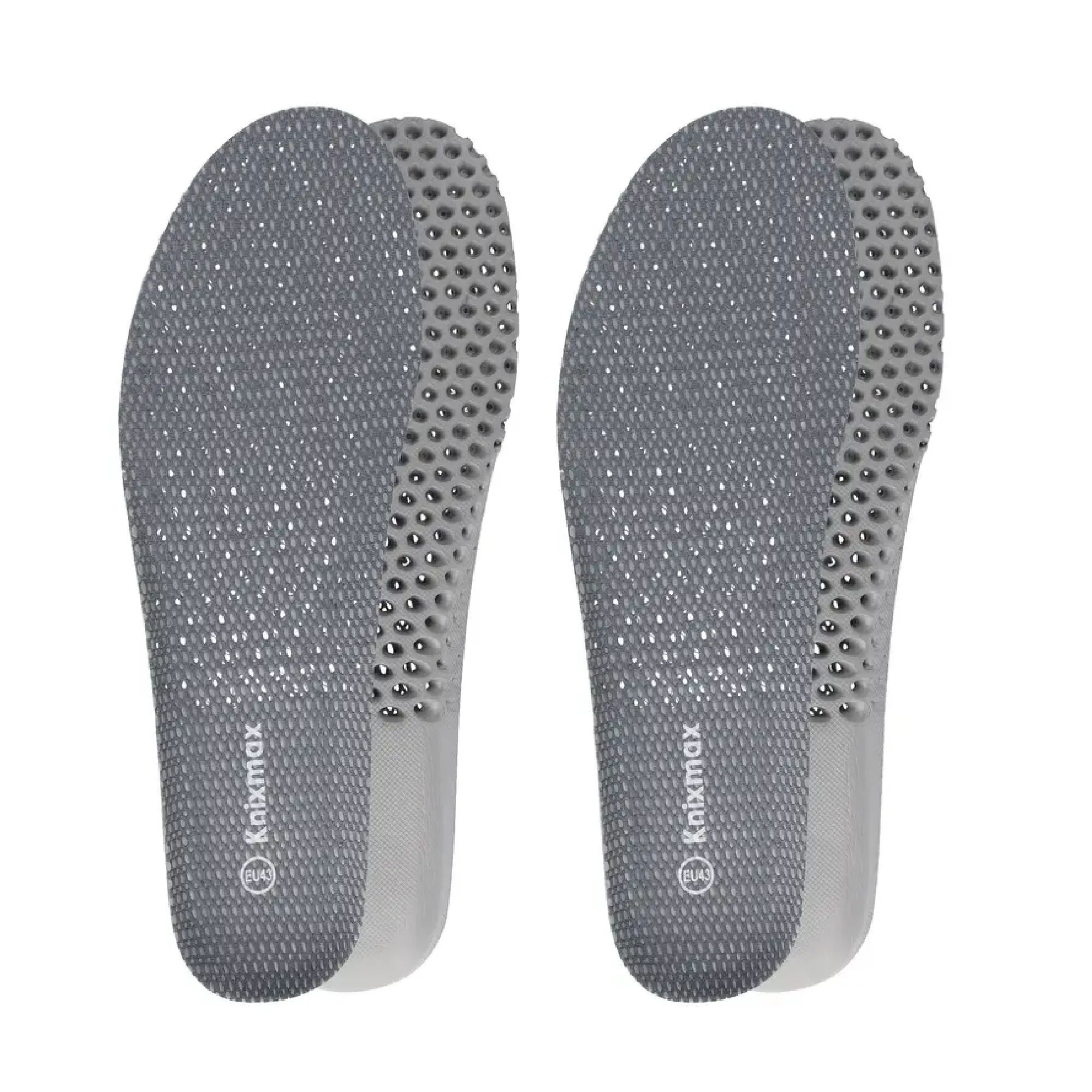 2 Pairs Men's Sports Insoles With Arch Support Inner Soles Breathable Shoe Inserts Shock Absorption Comfort Cushioned For Running Walking Hiking