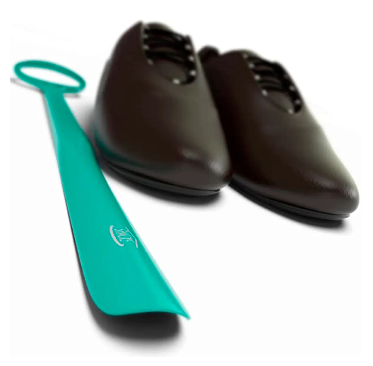 24" Inch Extra Long Handled Shoehorn Color  Turquoise