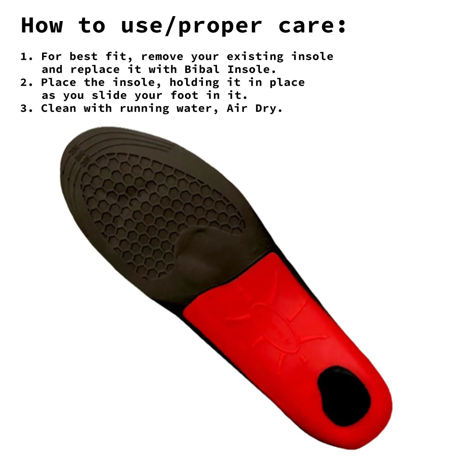 6-Pair Arch Support Insoles with Shock Cushion