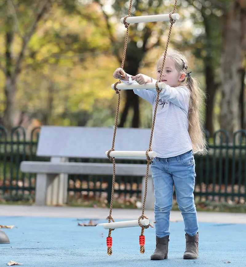 6-Section Climbing Rope Ladder for Kids 200 cm