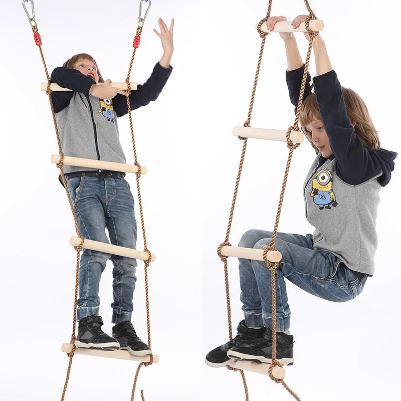 6-Section Climbing Rope Ladder for Kids 200 cm