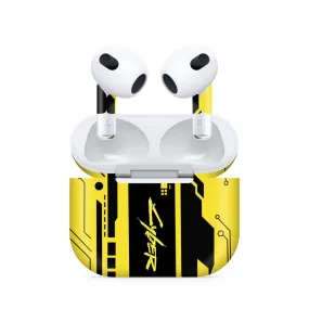 Airpods 3 Cyber Yellow Skin