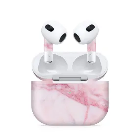 Airpods 3 Pink Marble Skin