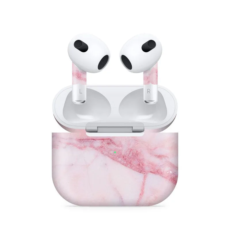 Airpods 3 Pink Marble Skin