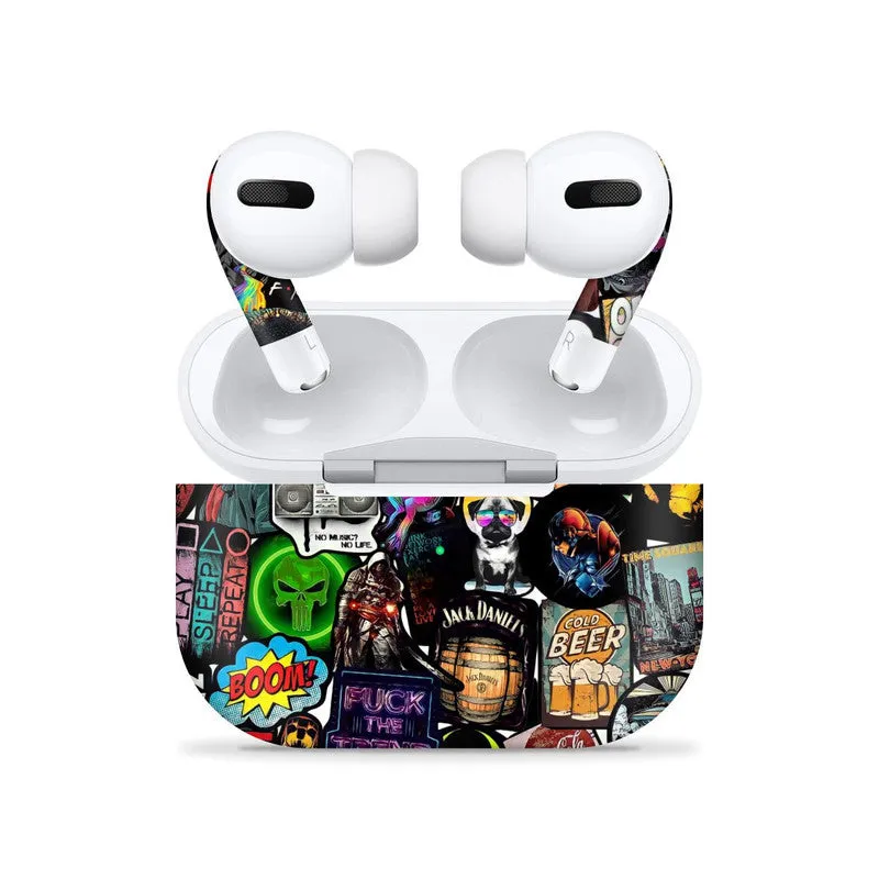 Airpods Pro Hollywood Stickers Skin