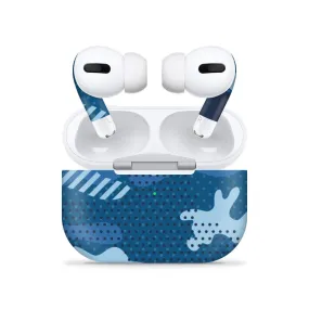 Airpods Pro Military Blue Skin