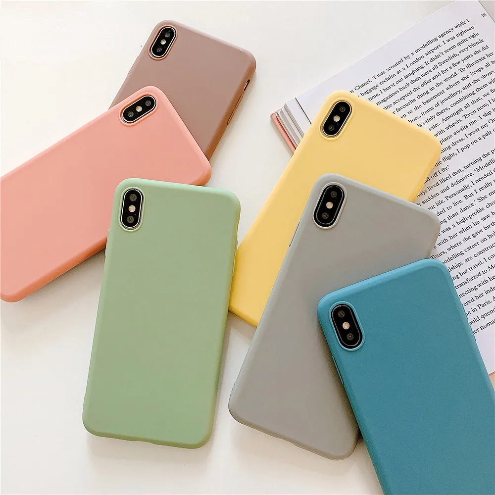 Anymob Blue iPhone Silicone Case Cover Bag Shell