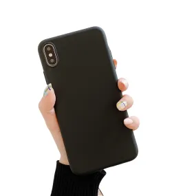 Anymob iPhone Black Silicone Case Cover Bag Shell