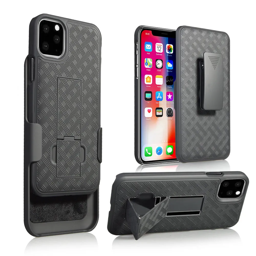 Apple iPhone 11 Pro Max Case, Rugged Slim Rotating Swivel Lock Holster Shell Combo Clip Cover For iPhone 11 Pro Max