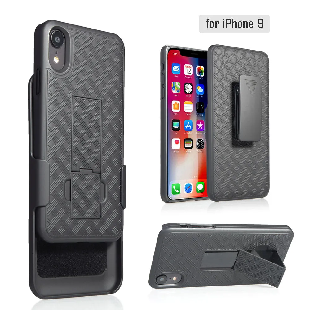 Apple iPhone XS MAX Case, Slim Rotating Swivel Clip Rugged Holster Shell Combo Case Cover for iPhone XSMAX