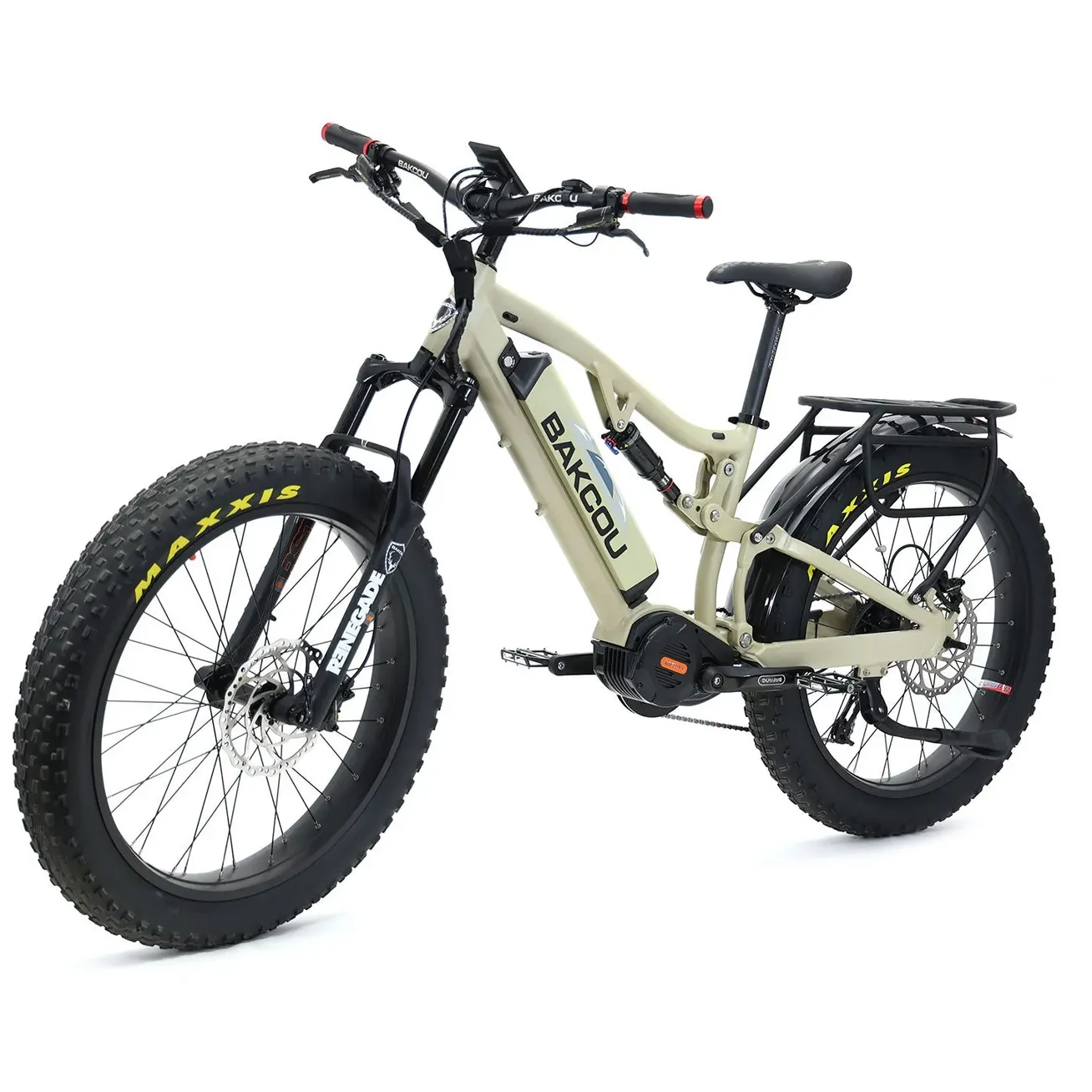 Bakcou Storm Fat Tire Full-Suspension Hunting Electric Bike