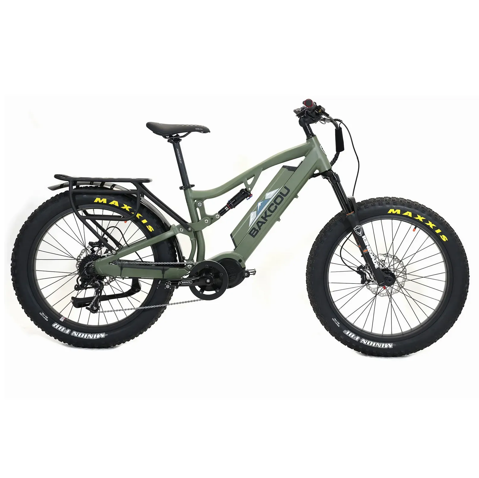 Bakcou Storm Fat Tire Full-Suspension Hunting Electric Bike