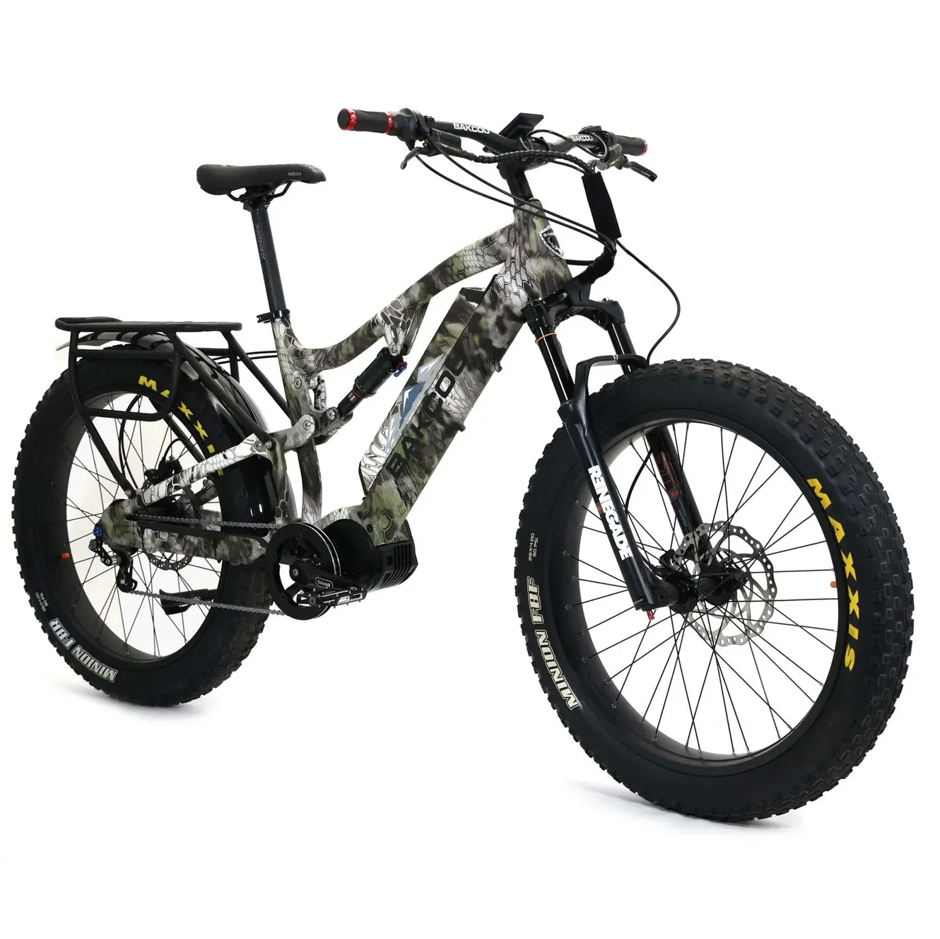 Bakcou Storm Fat Tire Full-Suspension Hunting Electric Bike