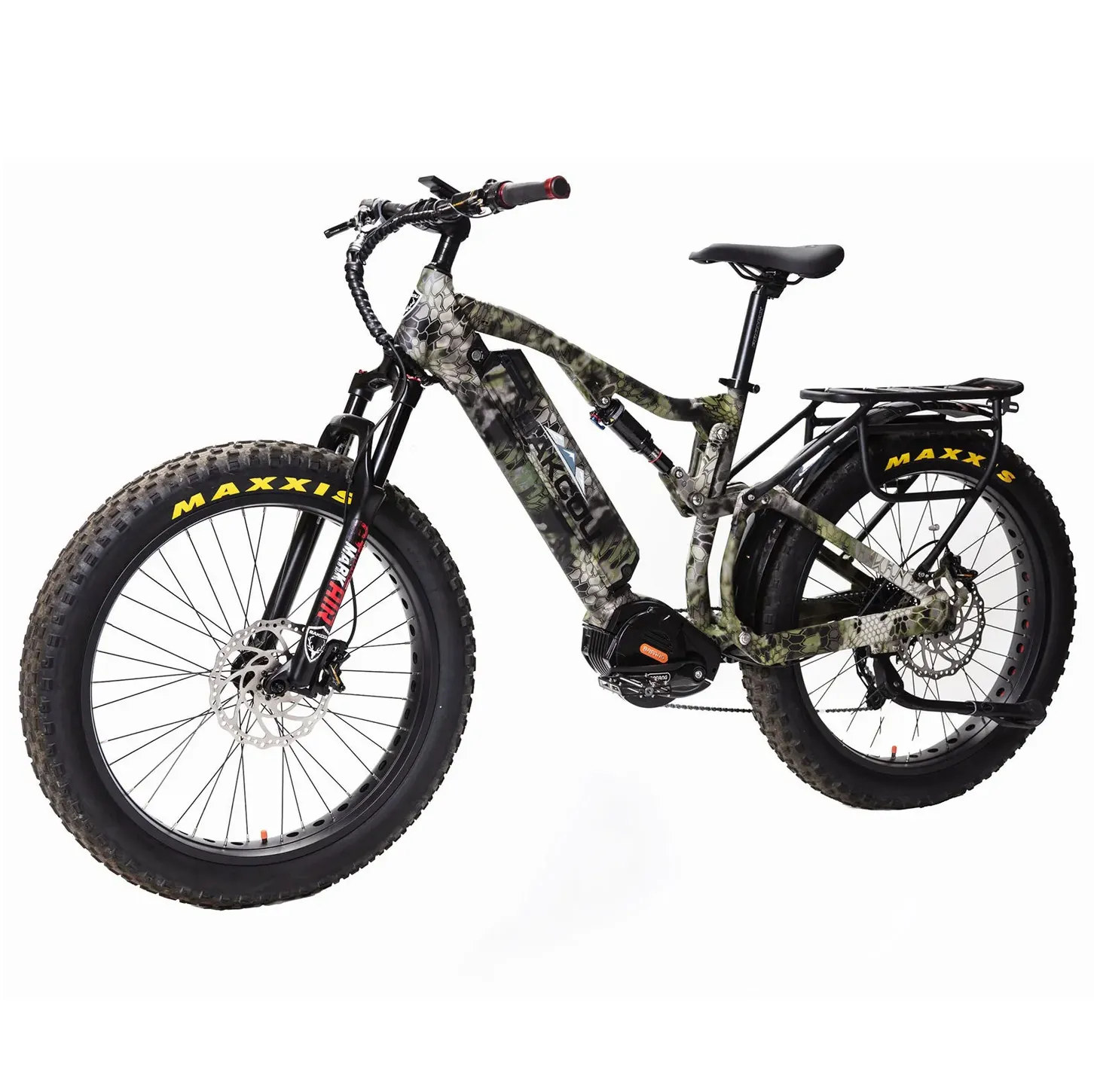 Bakcou Storm Fat Tire Full-Suspension Hunting Electric Bike