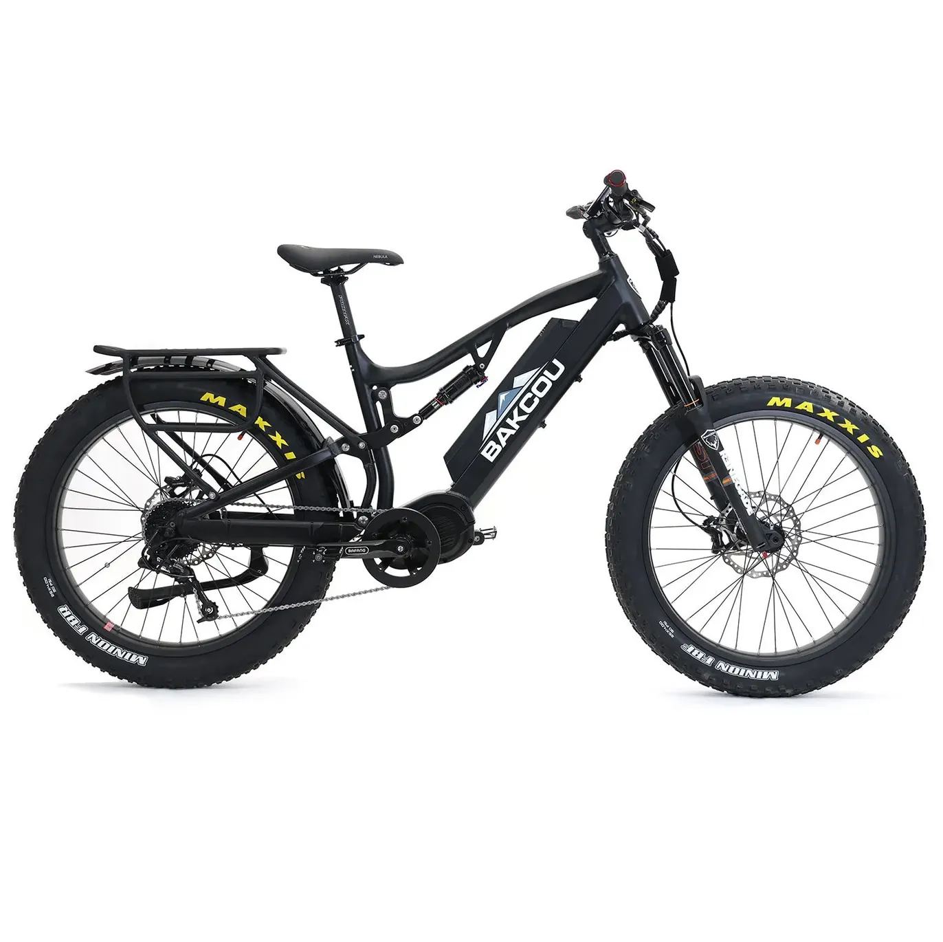 Bakcou Storm Fat Tire Full-Suspension Hunting Electric Bike