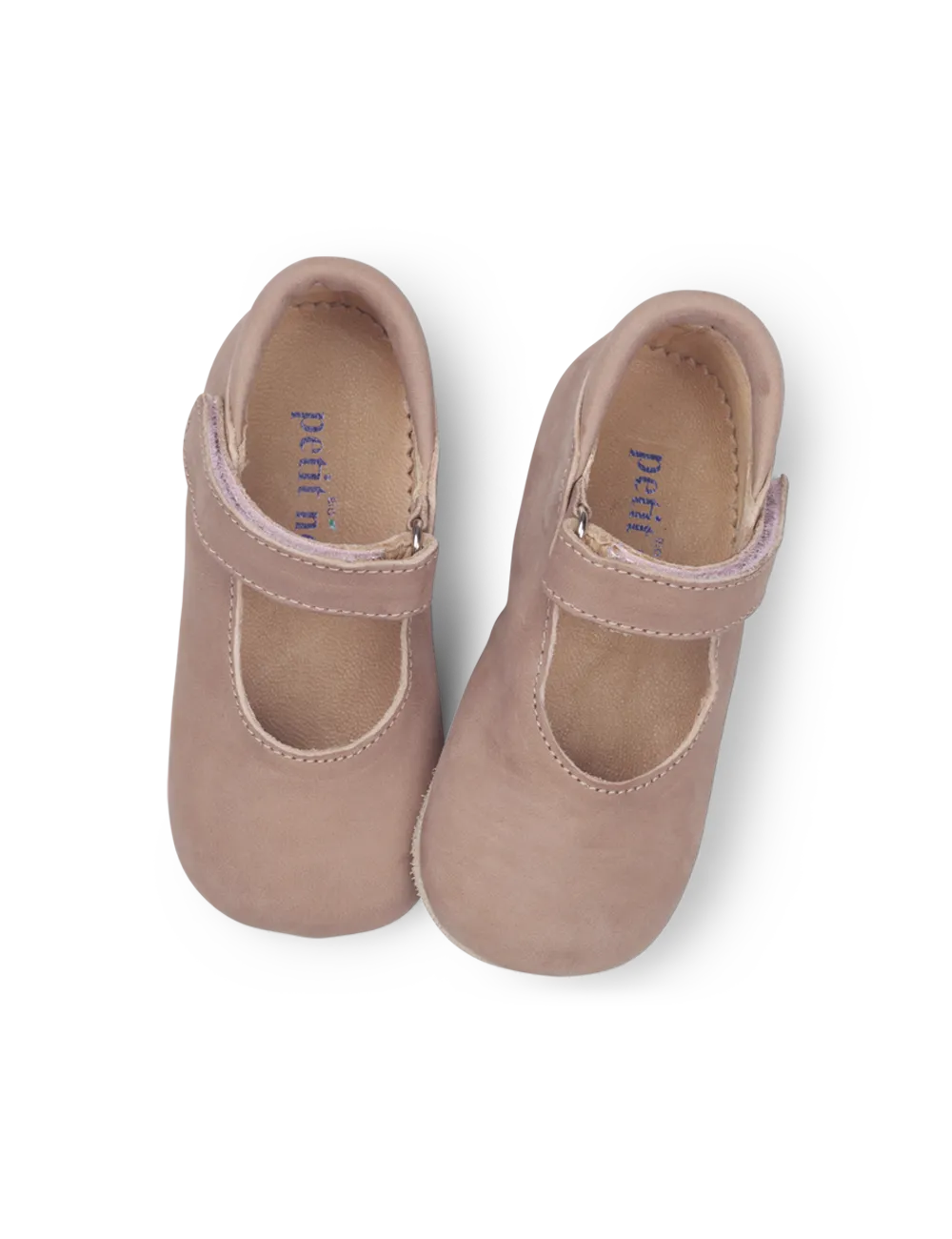 Ballerina Shoe with Velcro - Old rose