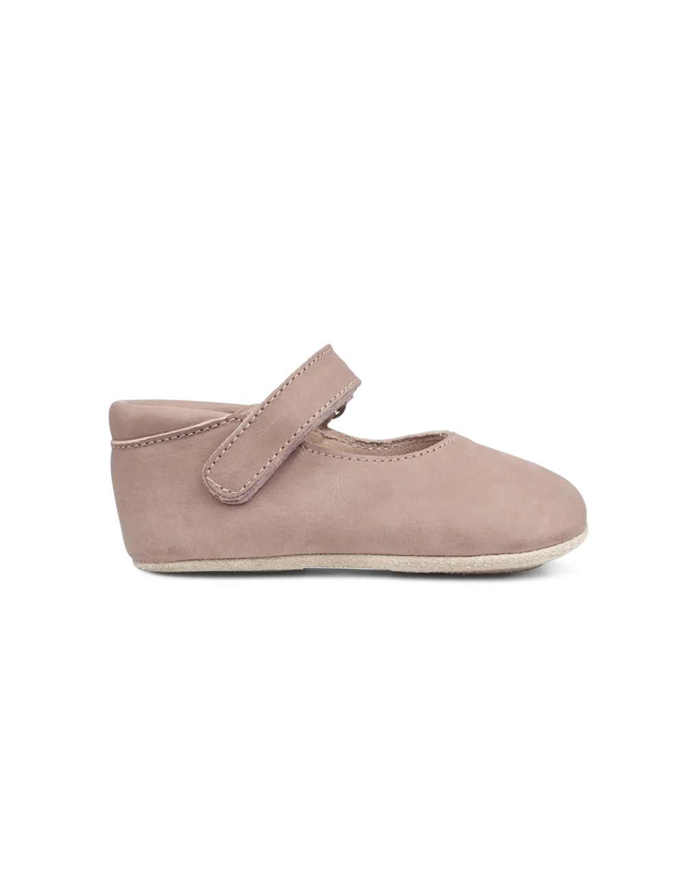 Ballerina Shoe with Velcro - Old rose