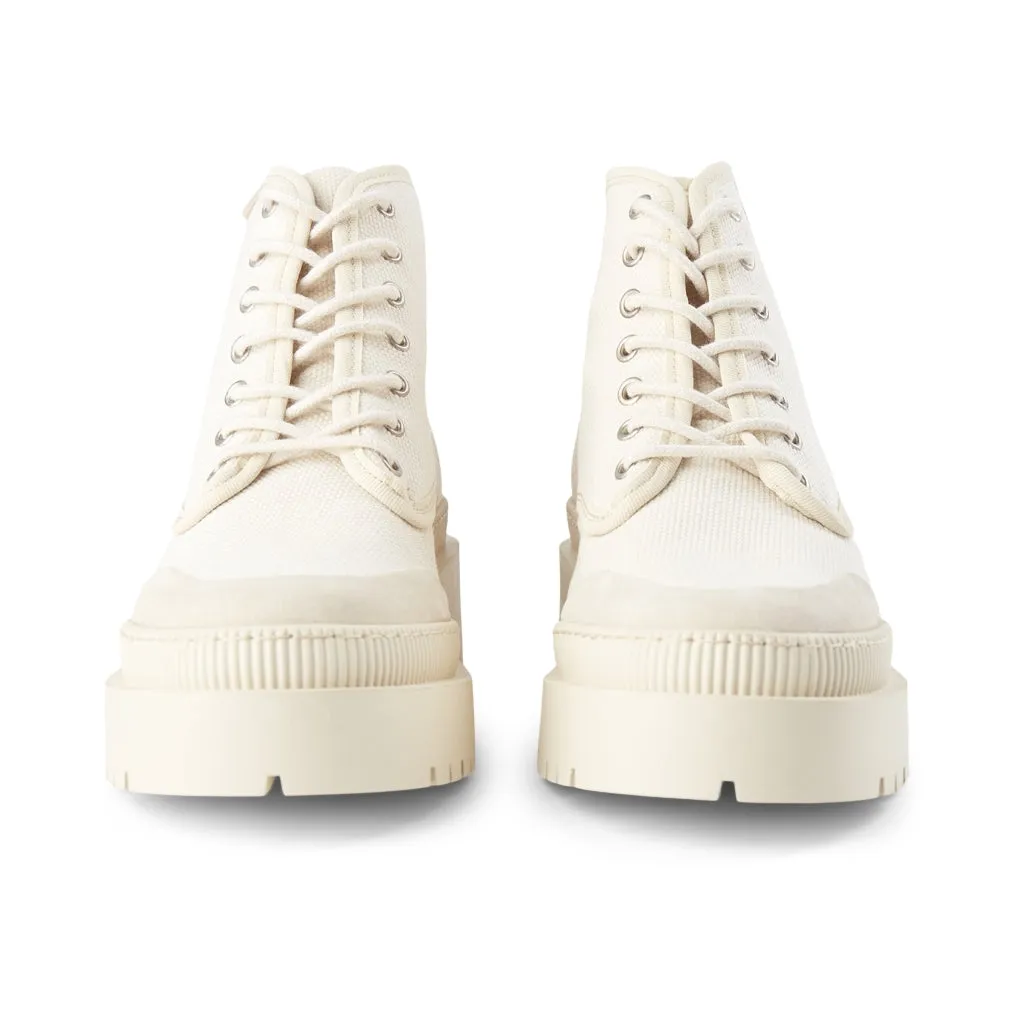 Bea boot textile - OFF WHITE