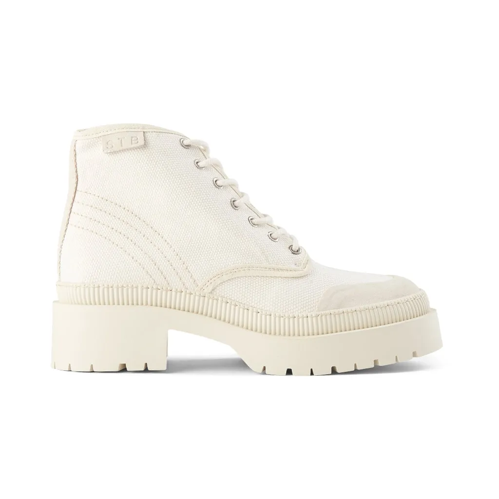 Bea boot textile - OFF WHITE