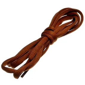 Birch's Oval Half Round 1/4" Shoe Laces - Burnt Sienna