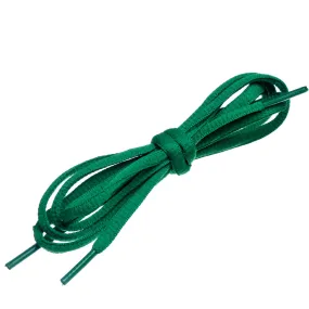 Birch's Oval Half Round 1/4" Shoe Laces - Green