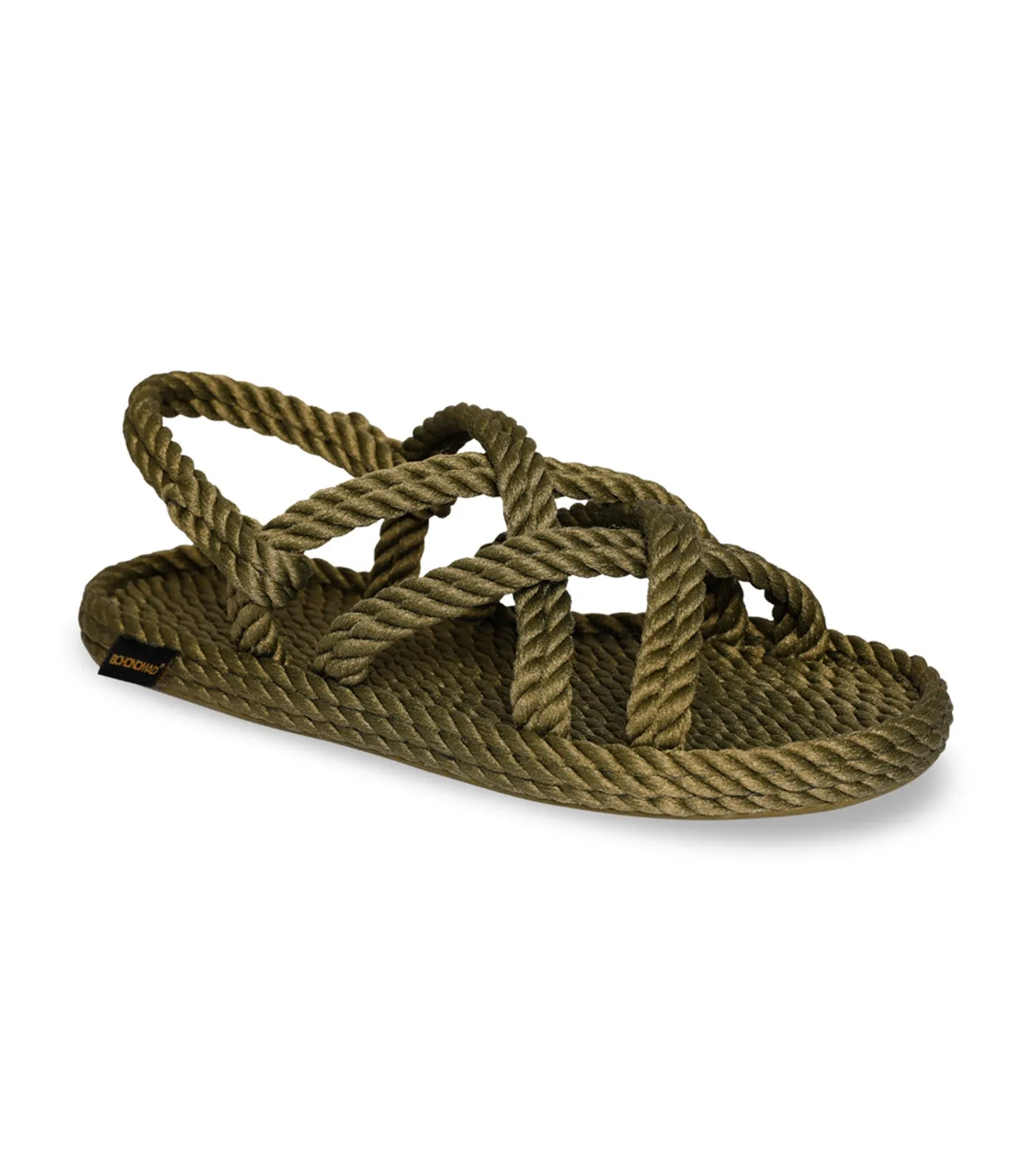 Bodrum Rope Sandals Khaki