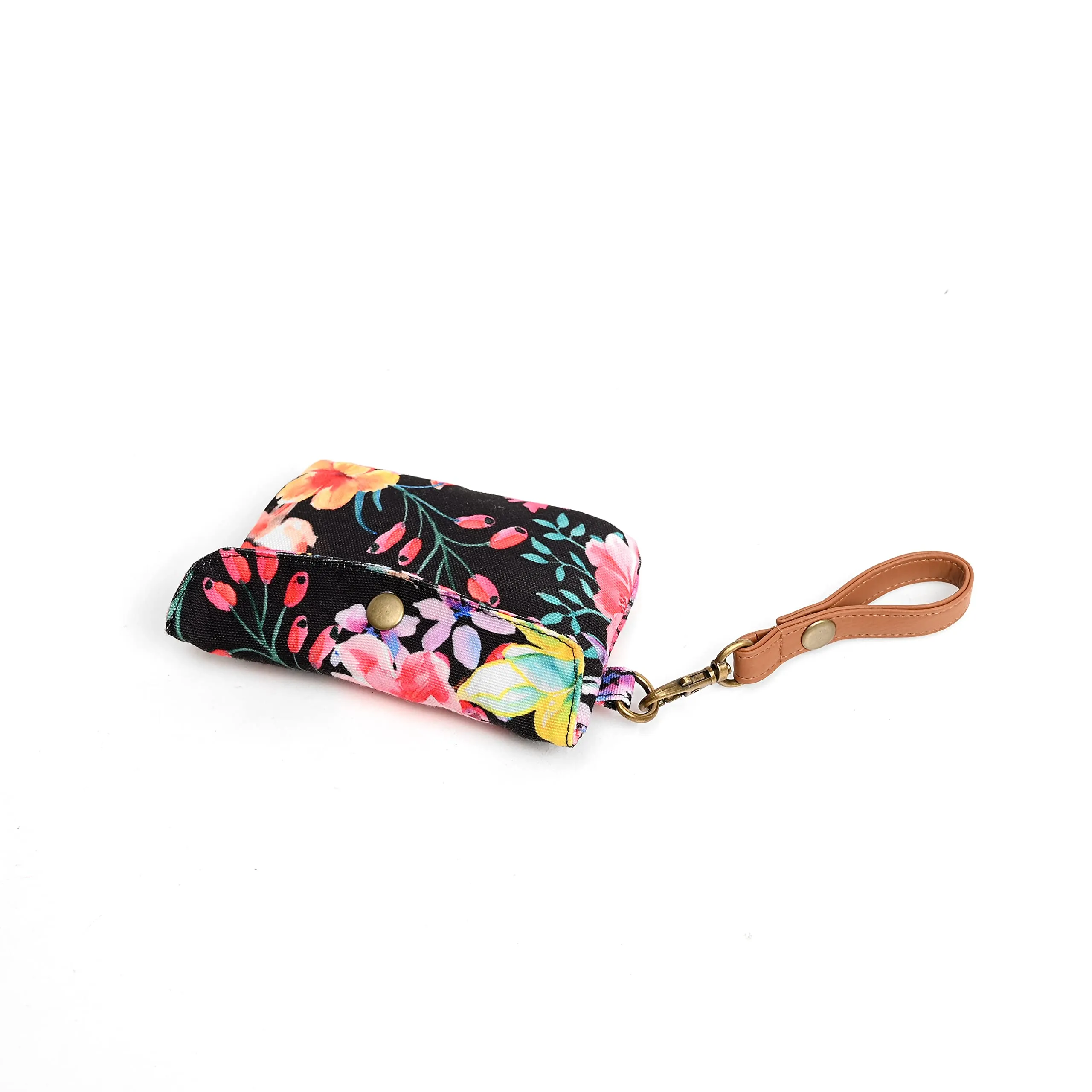 Boho Girl Summer Floral Printed Women Handbag | Top Handle Bag | Spacious Handbag For Women | Multiple Compartment | Ladies Handbag With Shoulder Straps Pack of 1 Bag (Multi Colour)