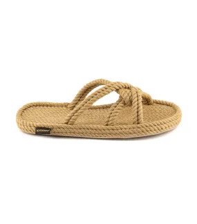 Bora Bora Rope Slippers Beige