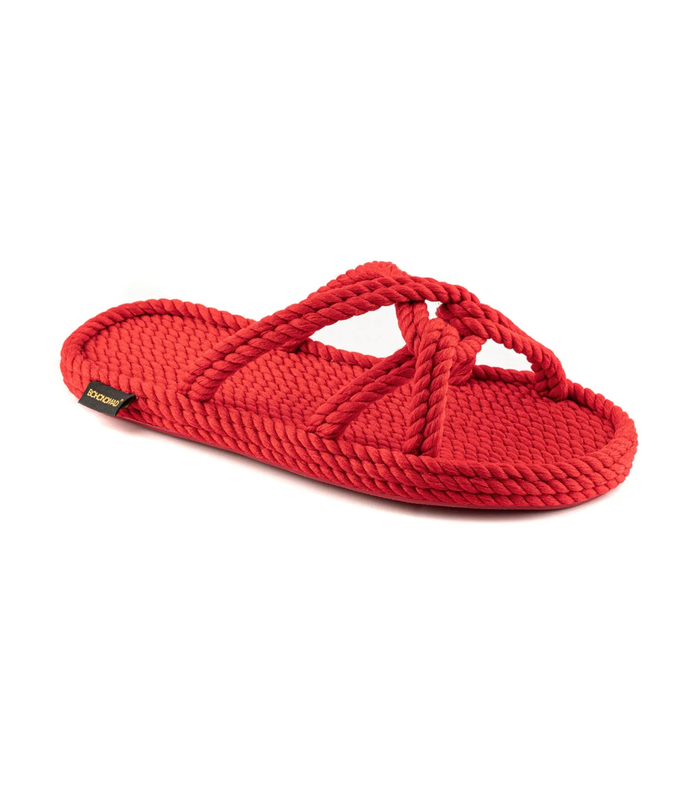 Bora Bora Rope Slippers Red