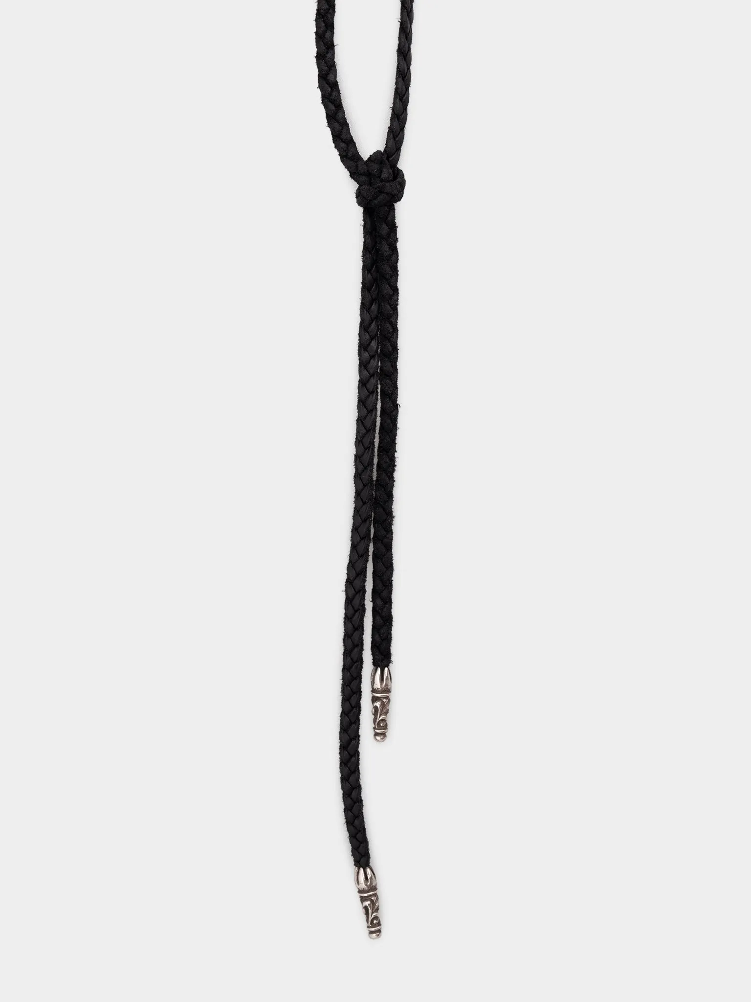 Braided Leather Rope Necklace