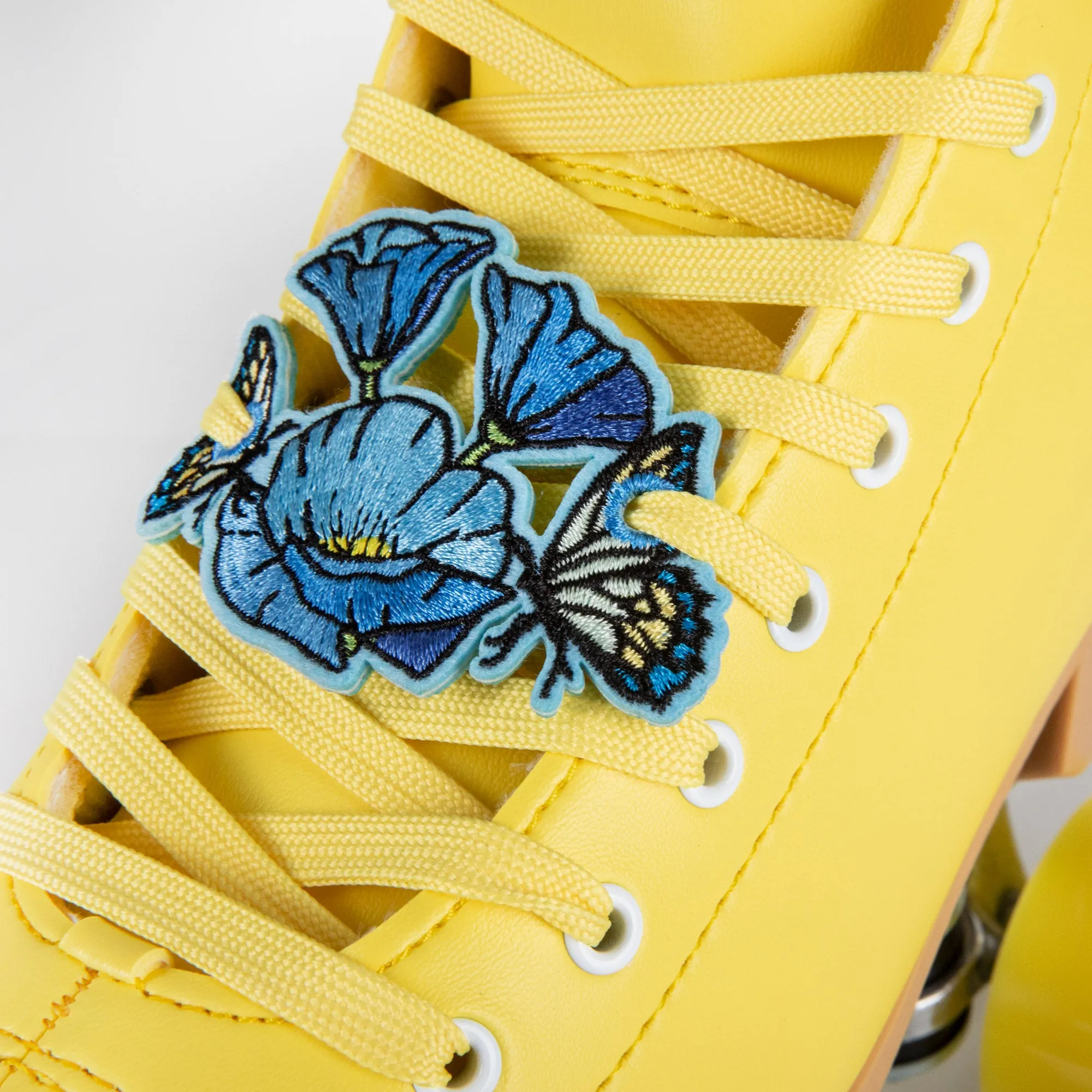 C7skates Blue Poppy Field Shoelace Charms