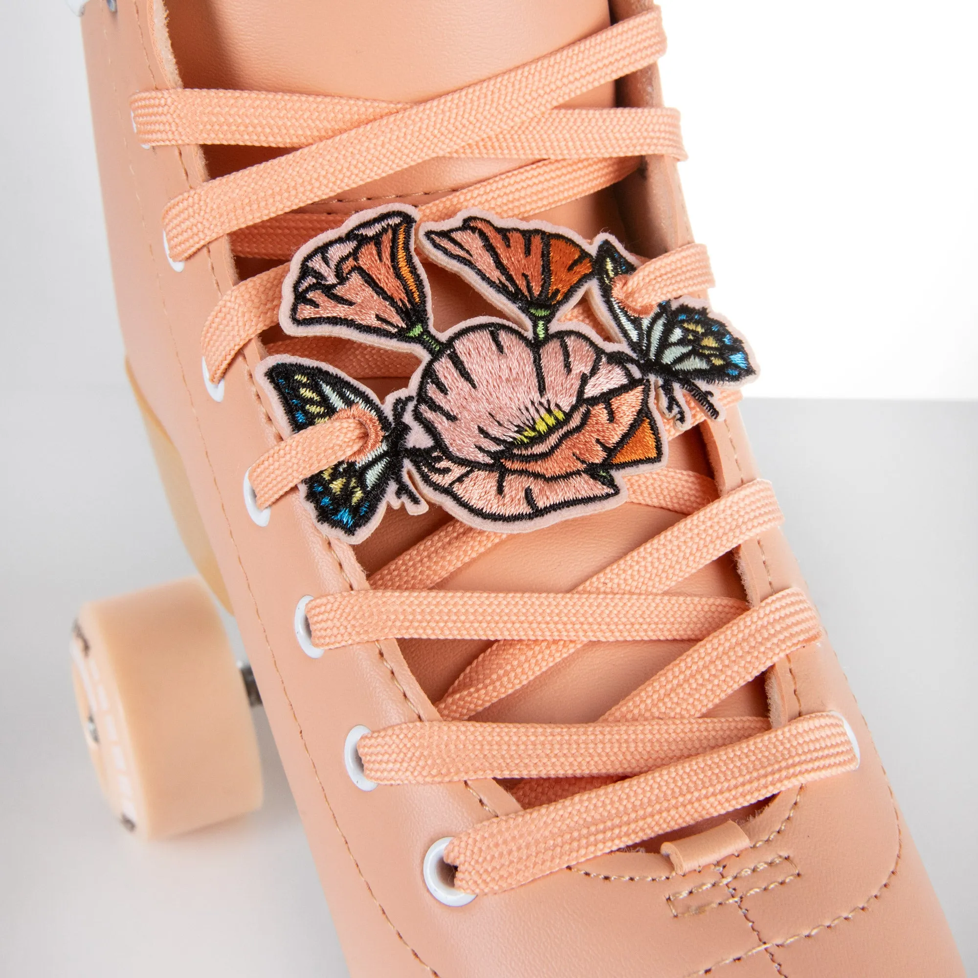 C7skates Peach Poppy Field Charms