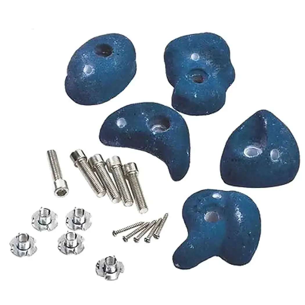 Climbing Stones & Footholds - Multi-Color, High-Grip, Poly-Resin