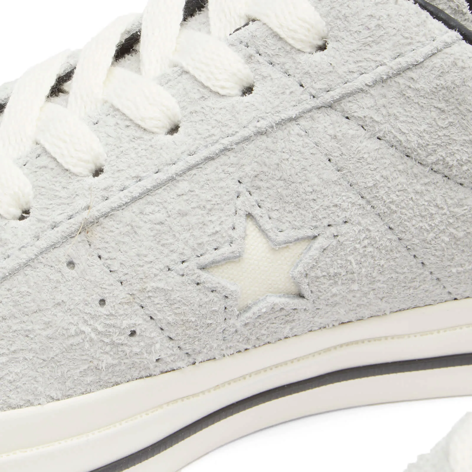 Converse One Star Pro Ox Sneakers in Ash Grey, Egret & Black