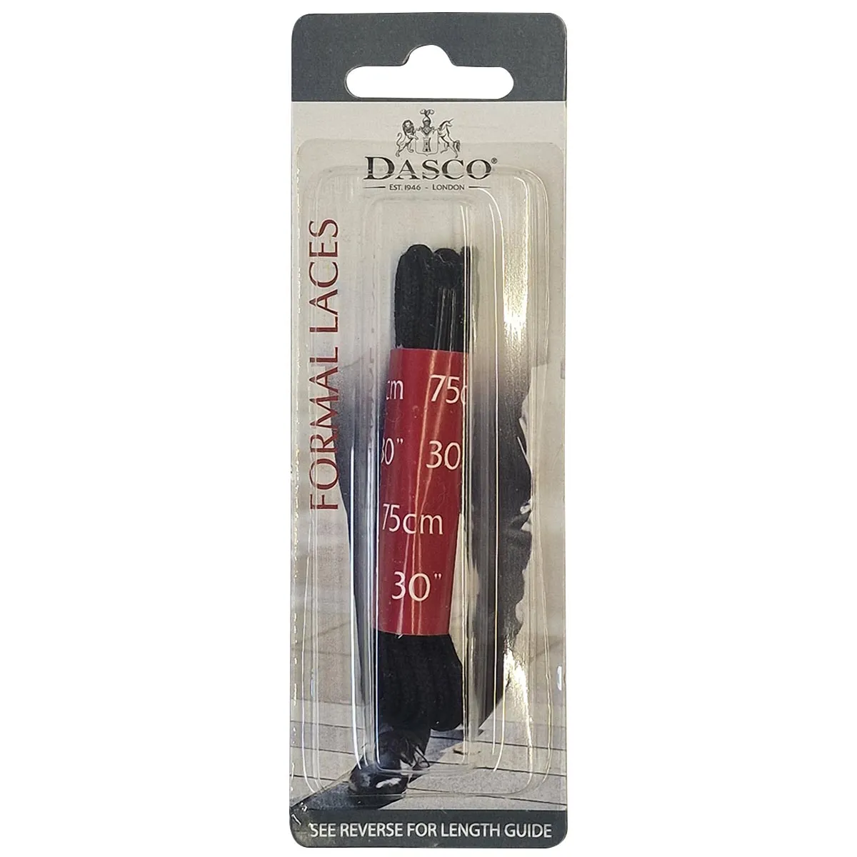 Dasco 2mm Round Laces Black