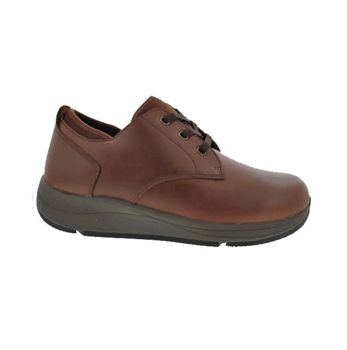 Drew Armstrong Men Casual Shoe In Brandy Leather