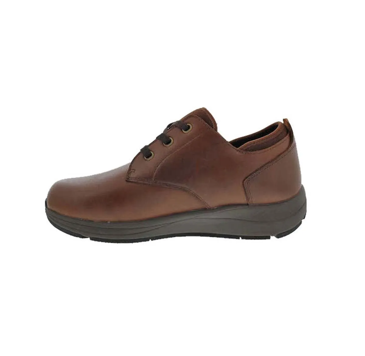 Drew Armstrong Men Casual Shoe In Brandy Leather