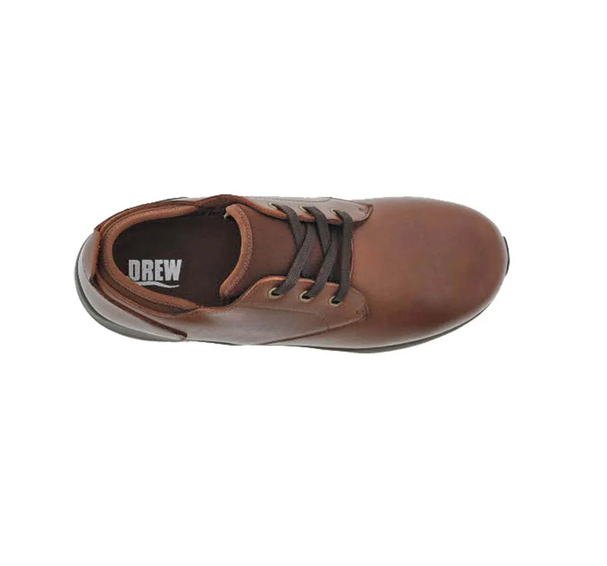 Drew Armstrong Men Casual Shoe In Brandy Leather