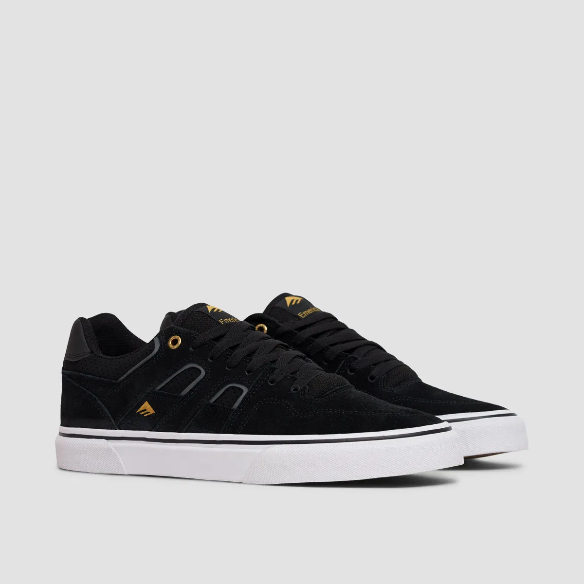 Emerica Tilt G6 Vulc Shoes - Black/White/Gold