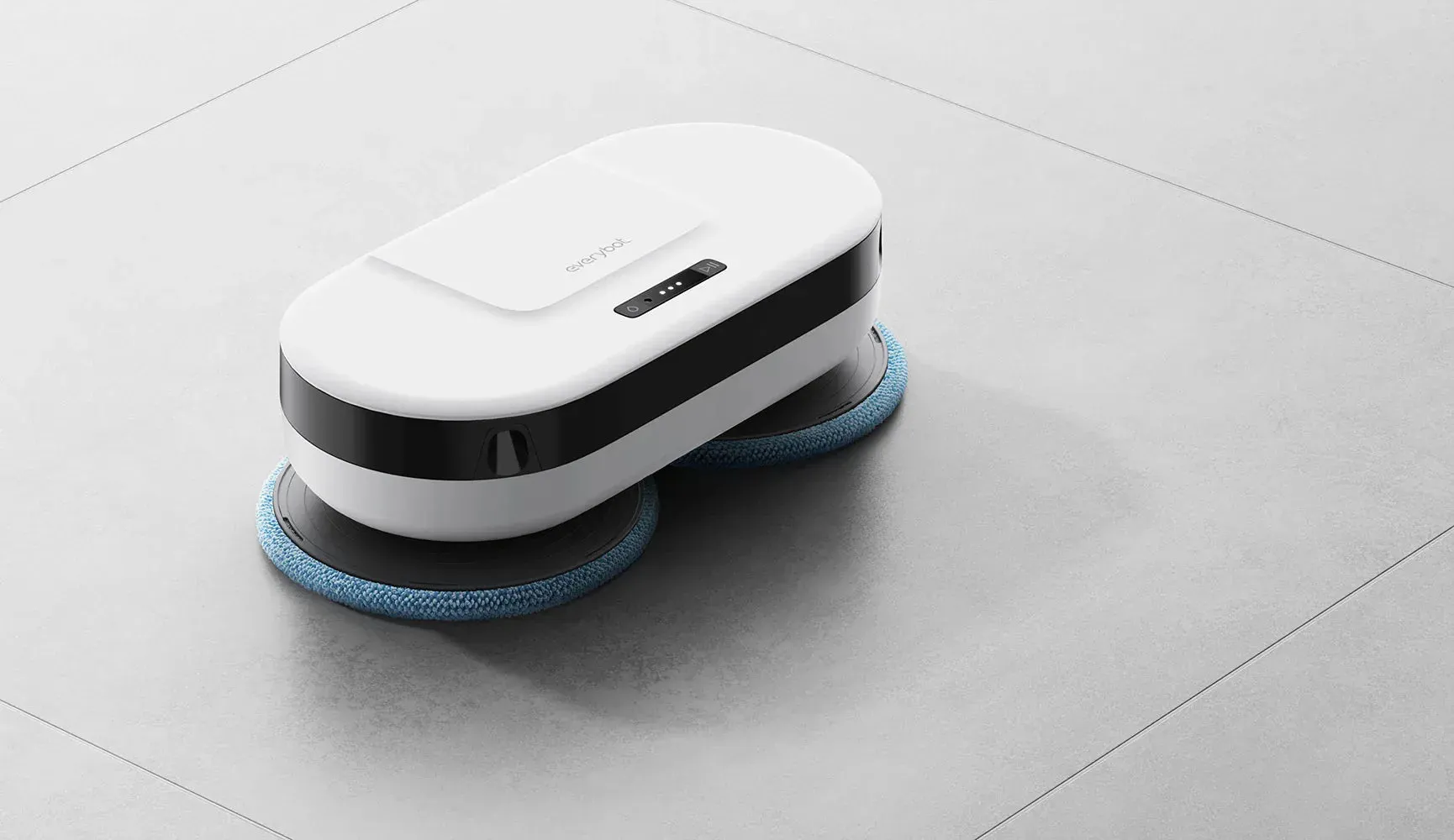 EVERYBOT Edge 2 Robot Mop - Whisper Quiet Smart Mopping Robot Cleaner