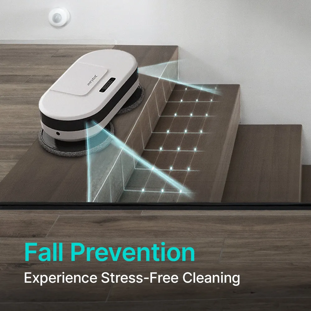 EVERYBOT Edge 2 Robot Mop - Whisper Quiet Smart Mopping Robot Cleaner