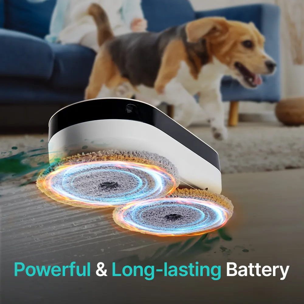 EVERYBOT Edge 2 Robot Mop - Whisper Quiet Smart Mopping Robot Cleaner