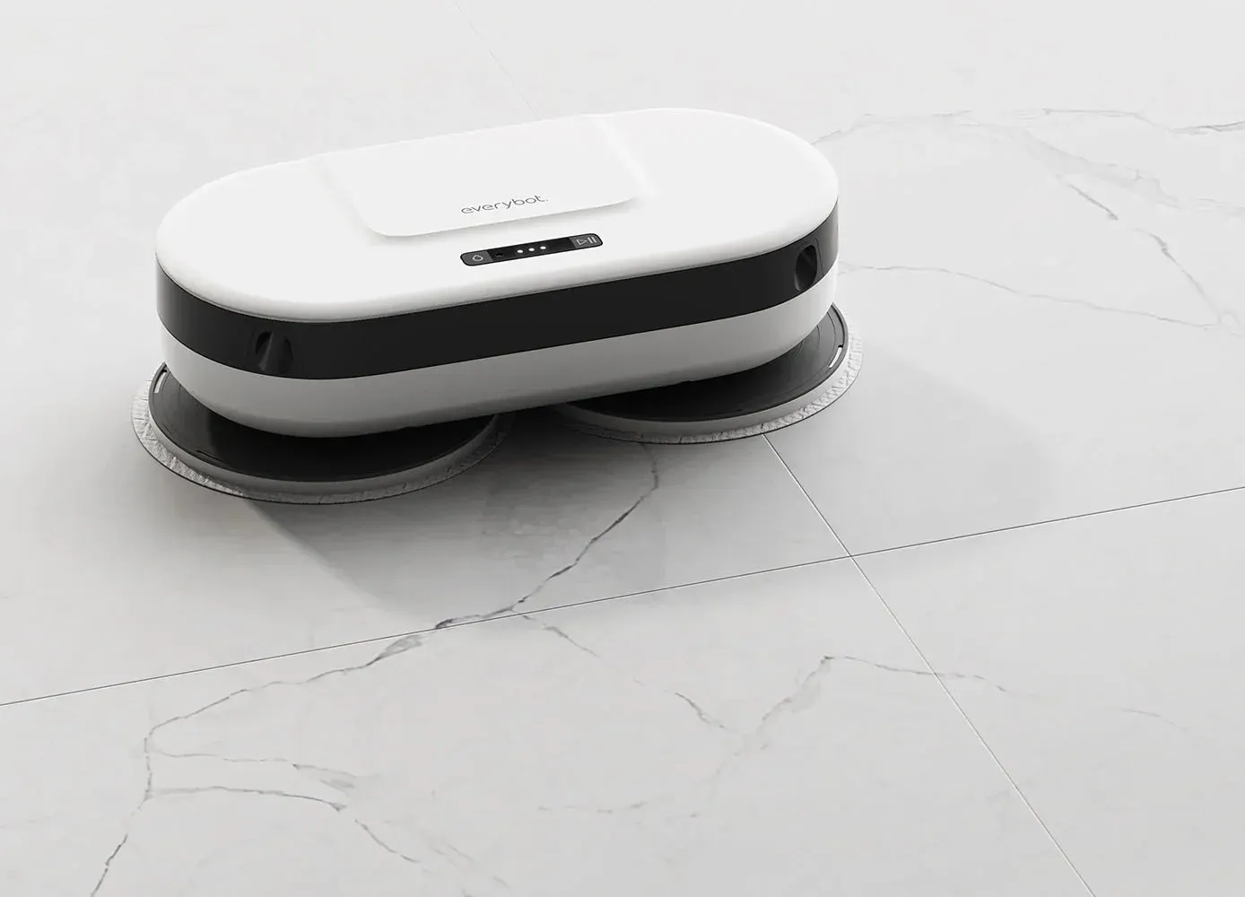 EVERYBOT Edge 2 Robot Mop - Whisper Quiet Smart Mopping Robot Cleaner