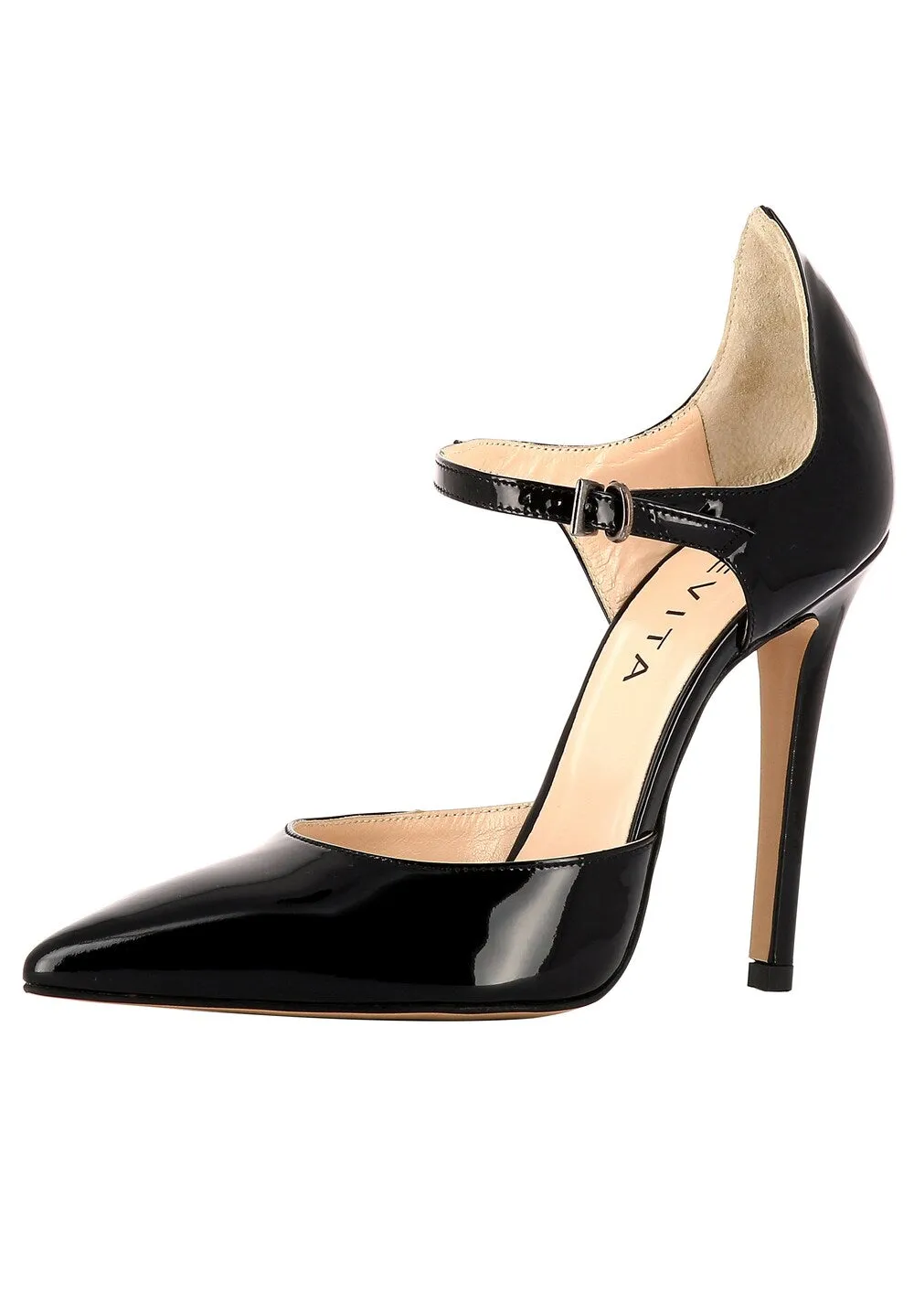 Evita high shoes, black