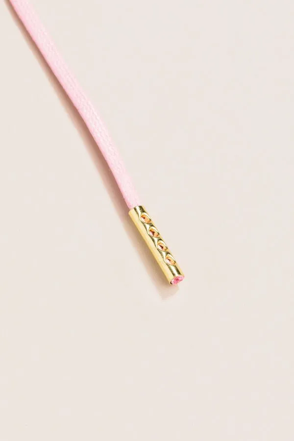 Flamingo Pink | Round Waxed Shoelaces