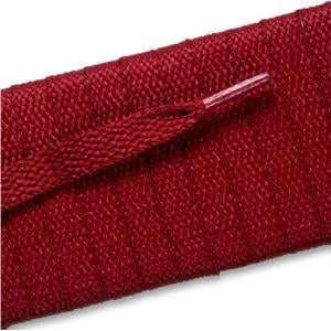 Flat Athletic Laces - Burgundy (2 Pair Pack) Shoelaces