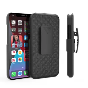 For Apple iPhone 13 Pro Case, Rugged Slim Rotating Swivel Lock Holster Shell Combo Clip Cover For iPhone 13 Pro